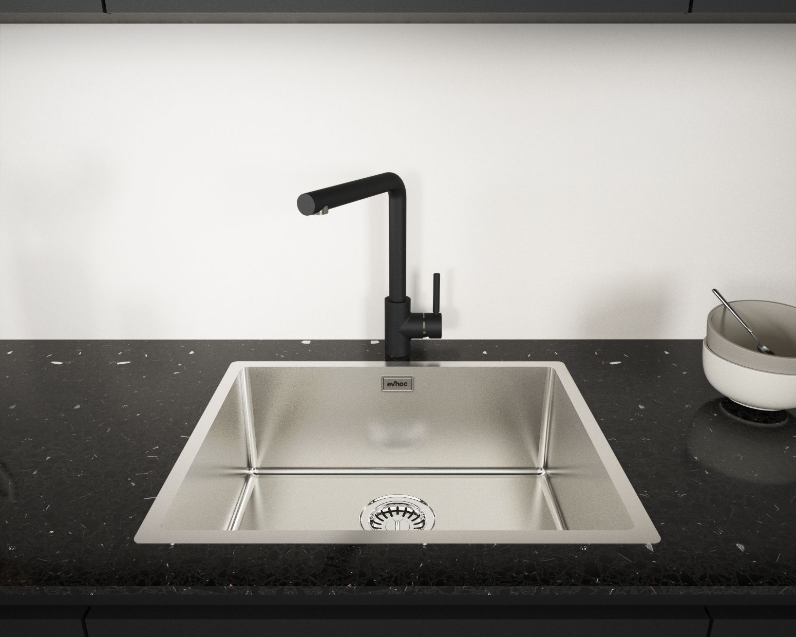 Раковина с одной чашей из нержавеющей стали Evhoc Lumium ARCH-00071934 - Вид №1