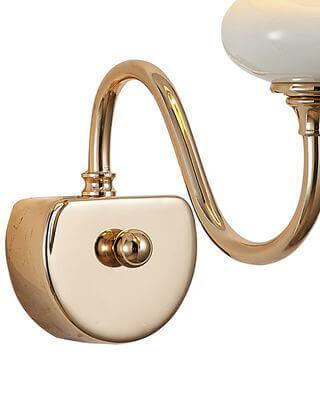 Бра настенное белое Lumien Hall "Макей" 1031/1W-GD-WT LUMIEN HALL МАКЕЙ 00-3929731 Белый  - Вид №3