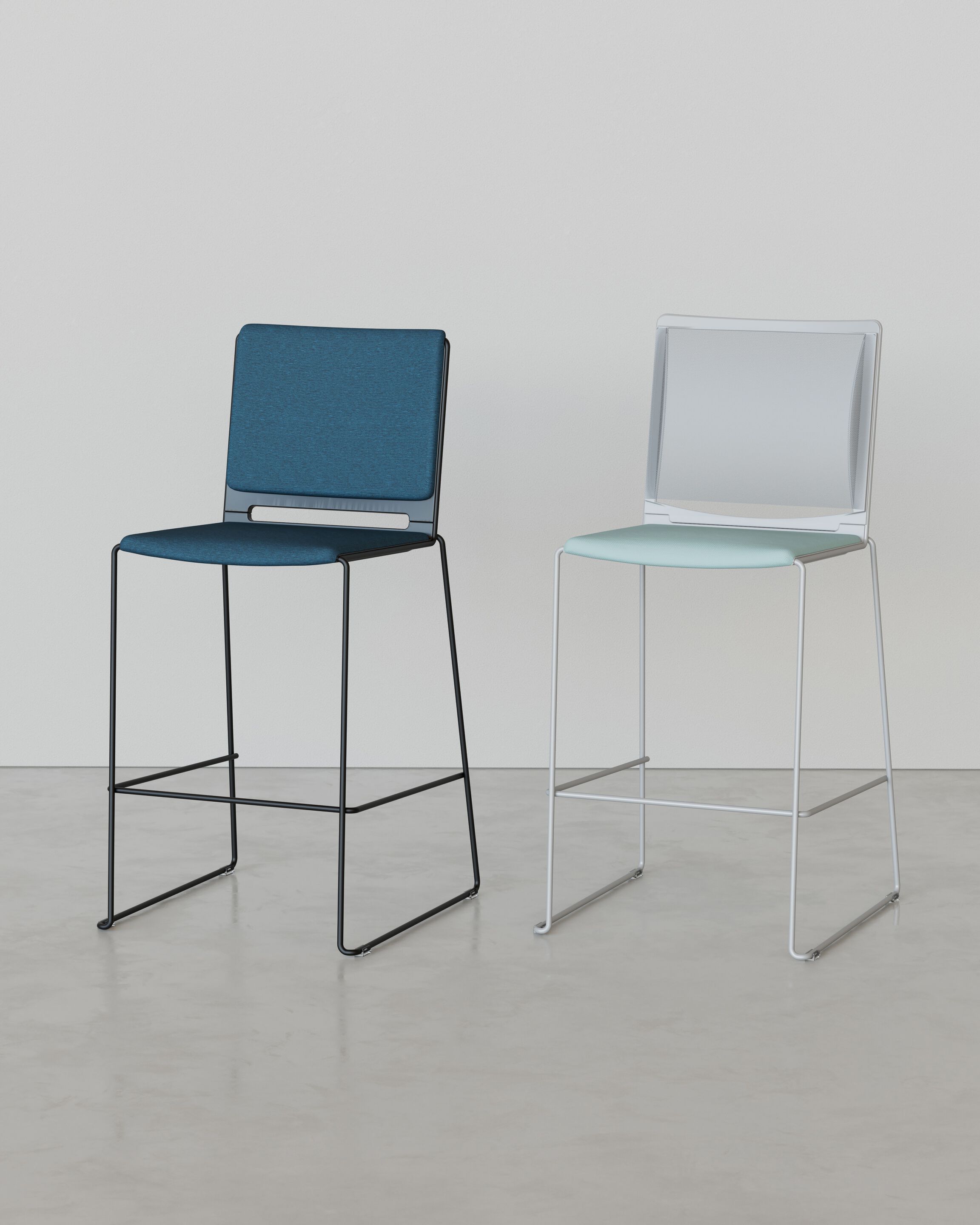 Высокий стул с подлокотниками с мягким сиденьем IBEBI мульти ARCH-00032625 - Вид №1