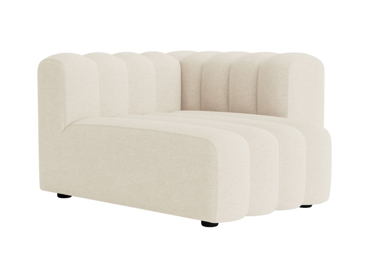 Кресло из ткани living с короткими подлокотниками NORR11 студия ARCH-00142366