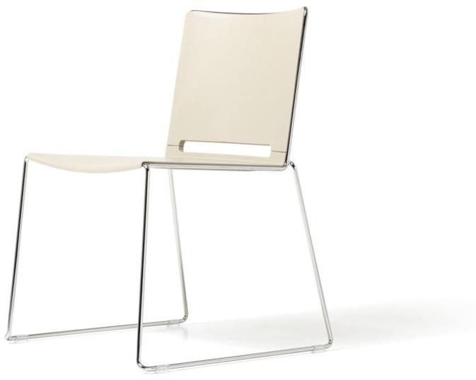 Diemme Стул из полипропилена, штабелируемый салазками Slim sun-id-1401381 - Вид №1