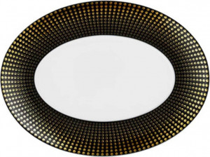 10571082 Furstenberg Блюдо овальное Furstenberg "Лунный свет" 24см Фарфор