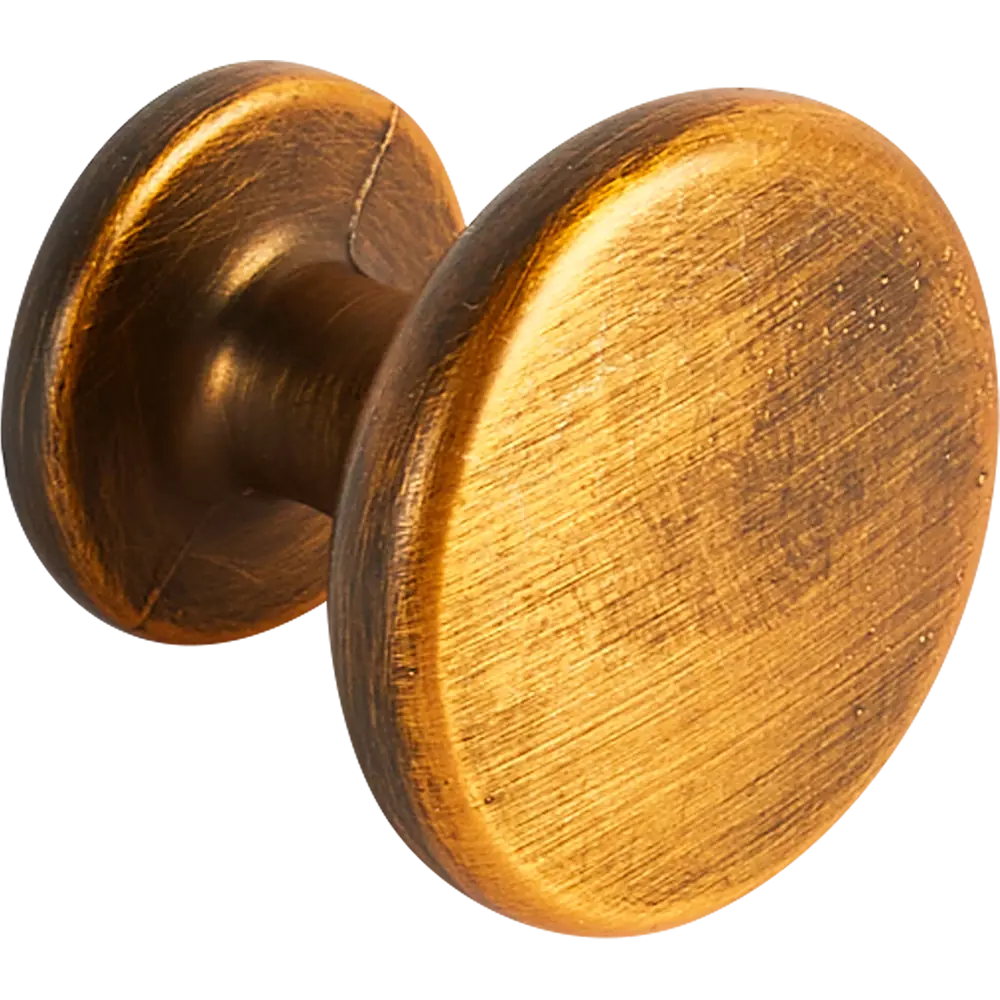 86925631 Ручка-кнопка мебельная 7501 30x100 мм, цвет состаренная медь STLM-1012610 EDSON 