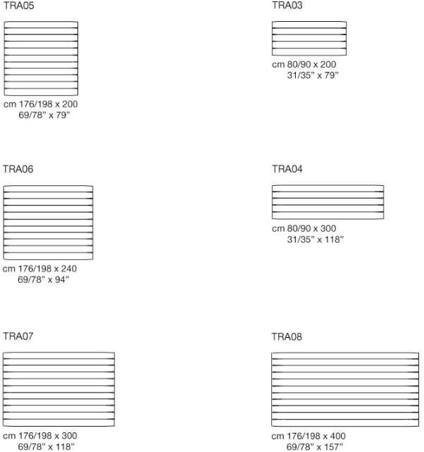 Paola Lenti Ковер уличный в квадратную полоску High tech sun-id-1505809 - Вид №5