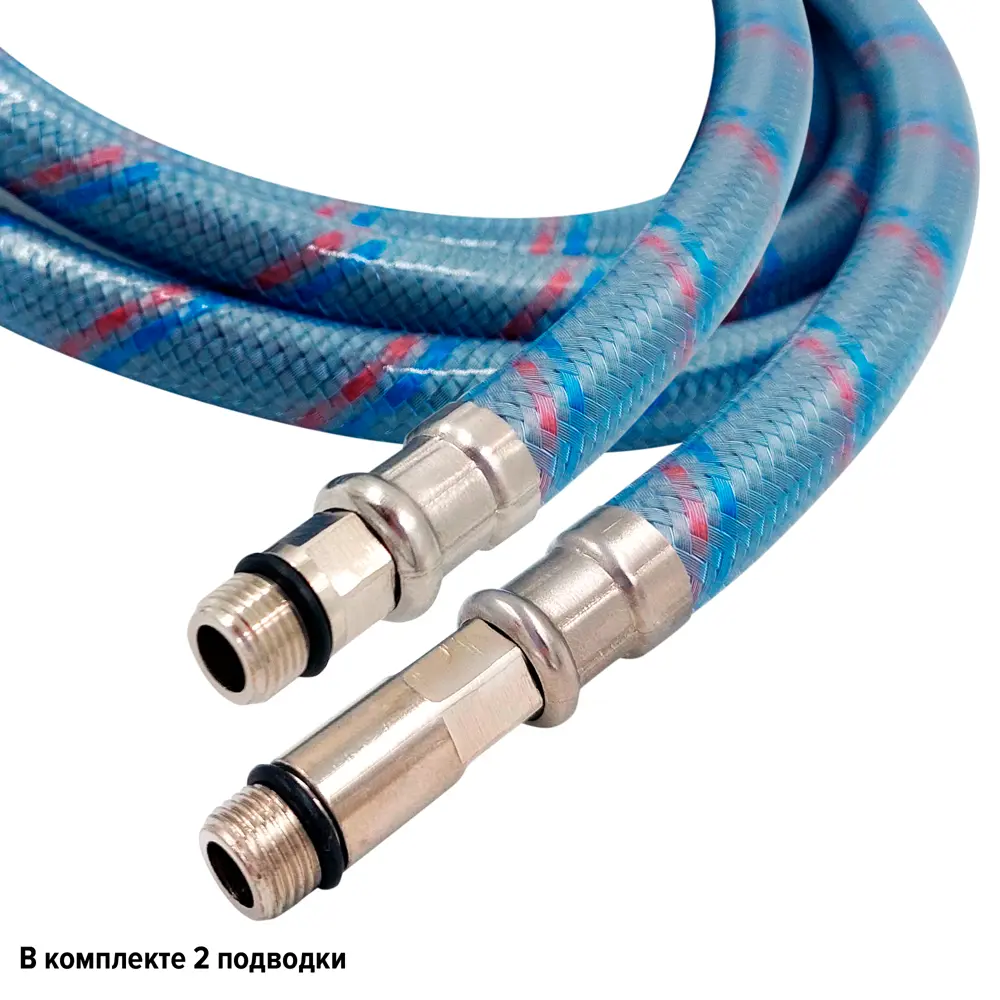 Гибкая подводка для смесителя Monoflex 1/2"xM10-15 гайка - штуцер 60 см 2 штуки STLM-2054418 - Вид №3