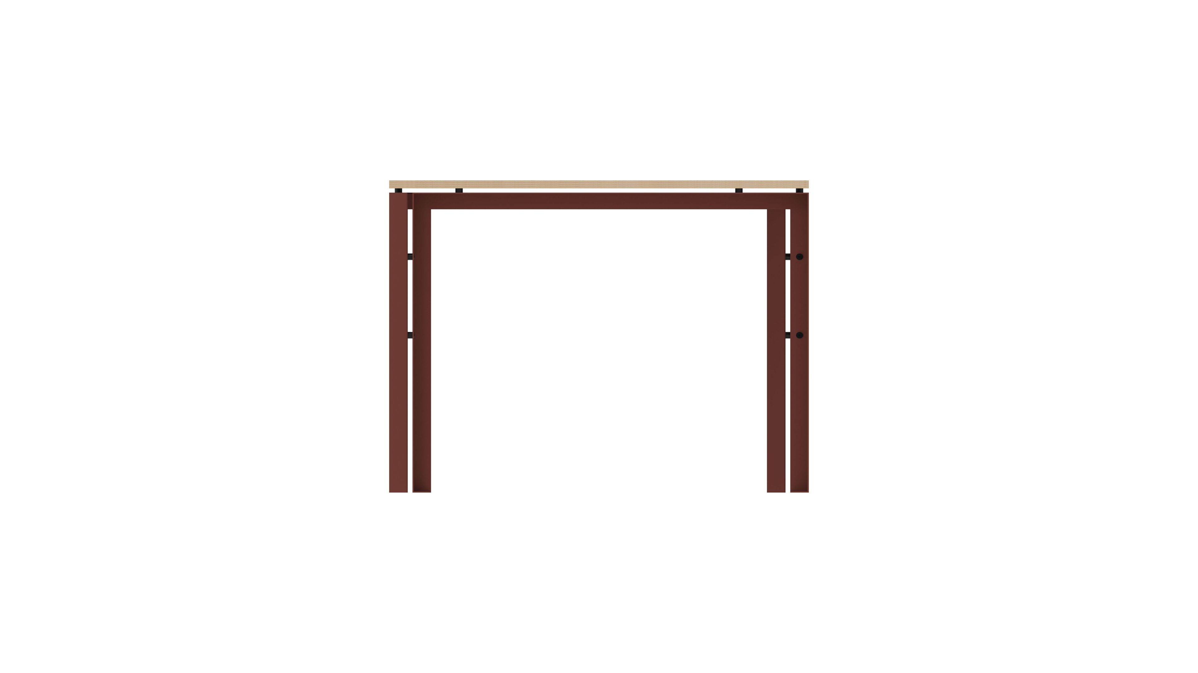 Прямоугольный стол из стали и дерева FUNCTIONALS WT-TABLE ARCH-00093437 - Вид №7