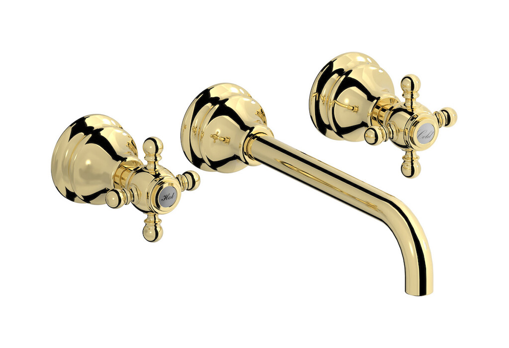 Смеситель с длинным изливом для раковины WE ARE IB hr307ii Pale Gold Hermes