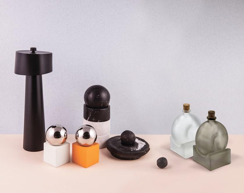 valerie_objects Мельница для соли / перца в выдувном стекле  V8018009/v8018010  - Вид №21