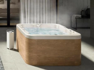 Albatros Прямоугольный мини-бассейн с 3-х местной гидромассажной ванной  04prp221