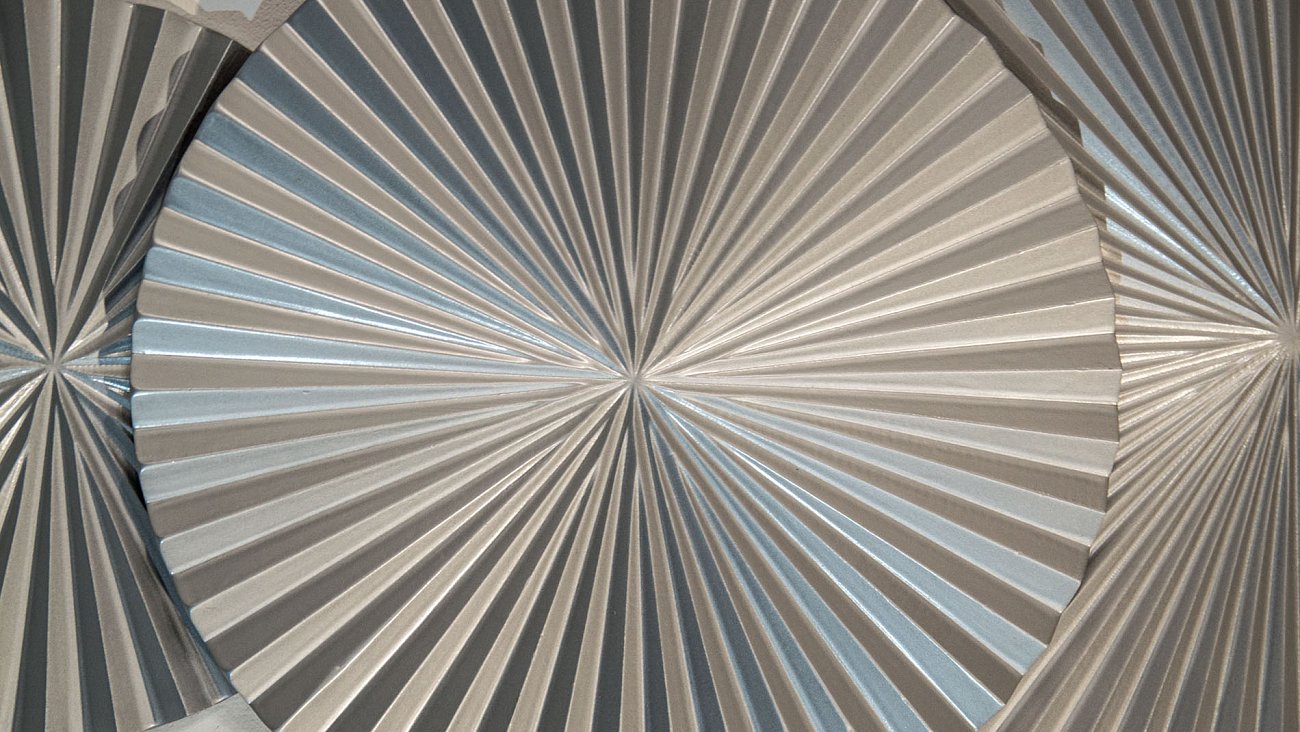 Панно декоративное настенное из дерева 105х50 см серебряное Silver-3 EVENHOME  00-3878817 Серебро  - Вид №2