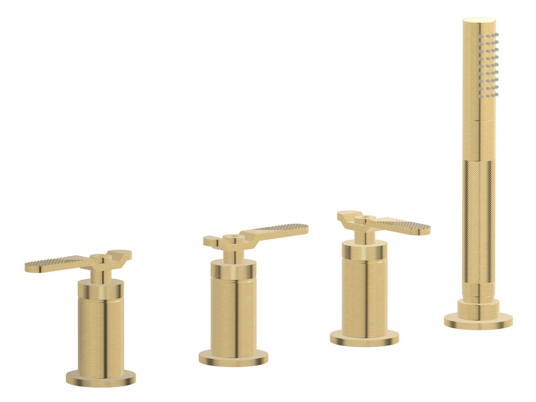 Встраиваемый смеситель для ванны с 4 отверстиями и ручным душем IB Bold ARCH-00081508