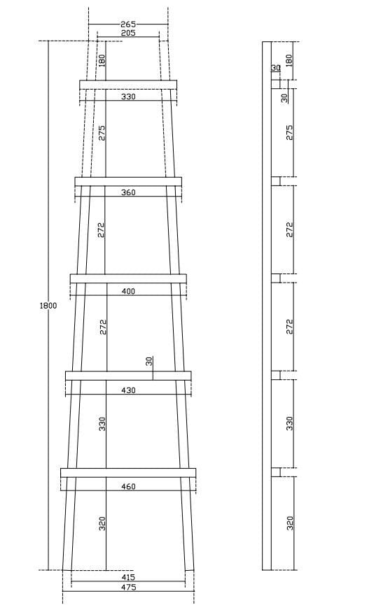 Дубовый держатель для полотенец Galassia EDEN ARCH-00022241 - Вид №1