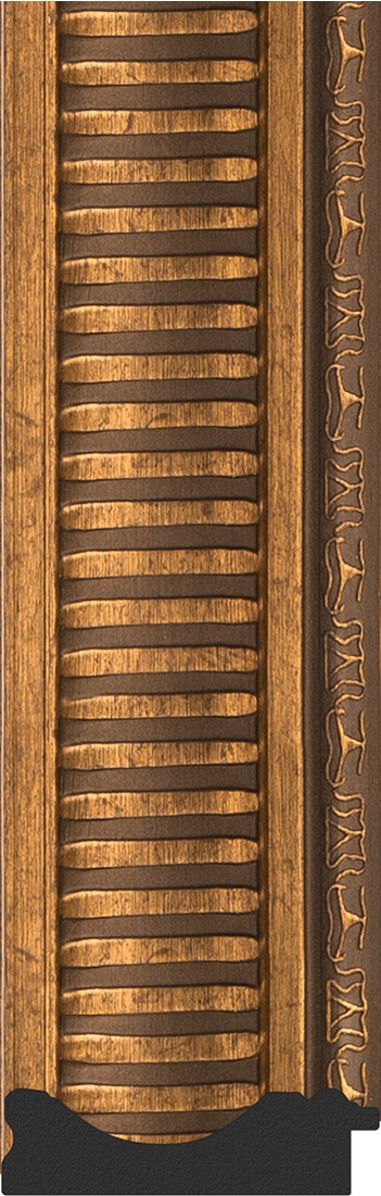 BY 3362 Зеркало с фацетом в багетной раме - бронзовый акведук 93 mm EVOFORM Exclusive - Вид №3