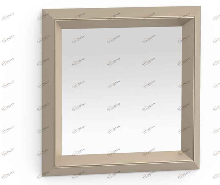 ALBEDO Квадратное металлическое зеркало в оправе sun-id-1389365