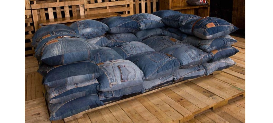 001198 Диван Pillow Contradiction Jeans Santreyd - Вид №1