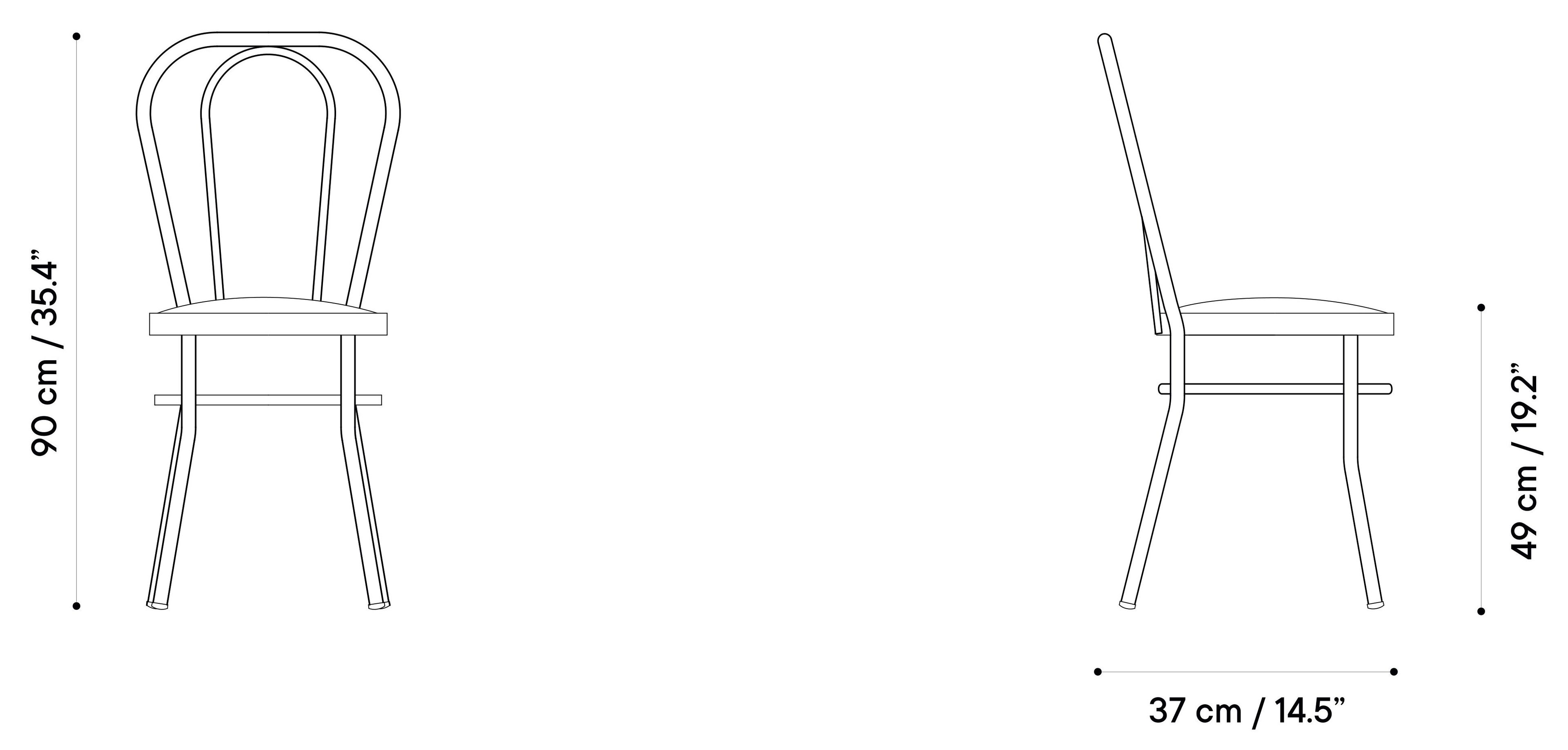 Стальной стул с мягким сиденьем iSimar Puerto ARCH-00142229 - Вид №4