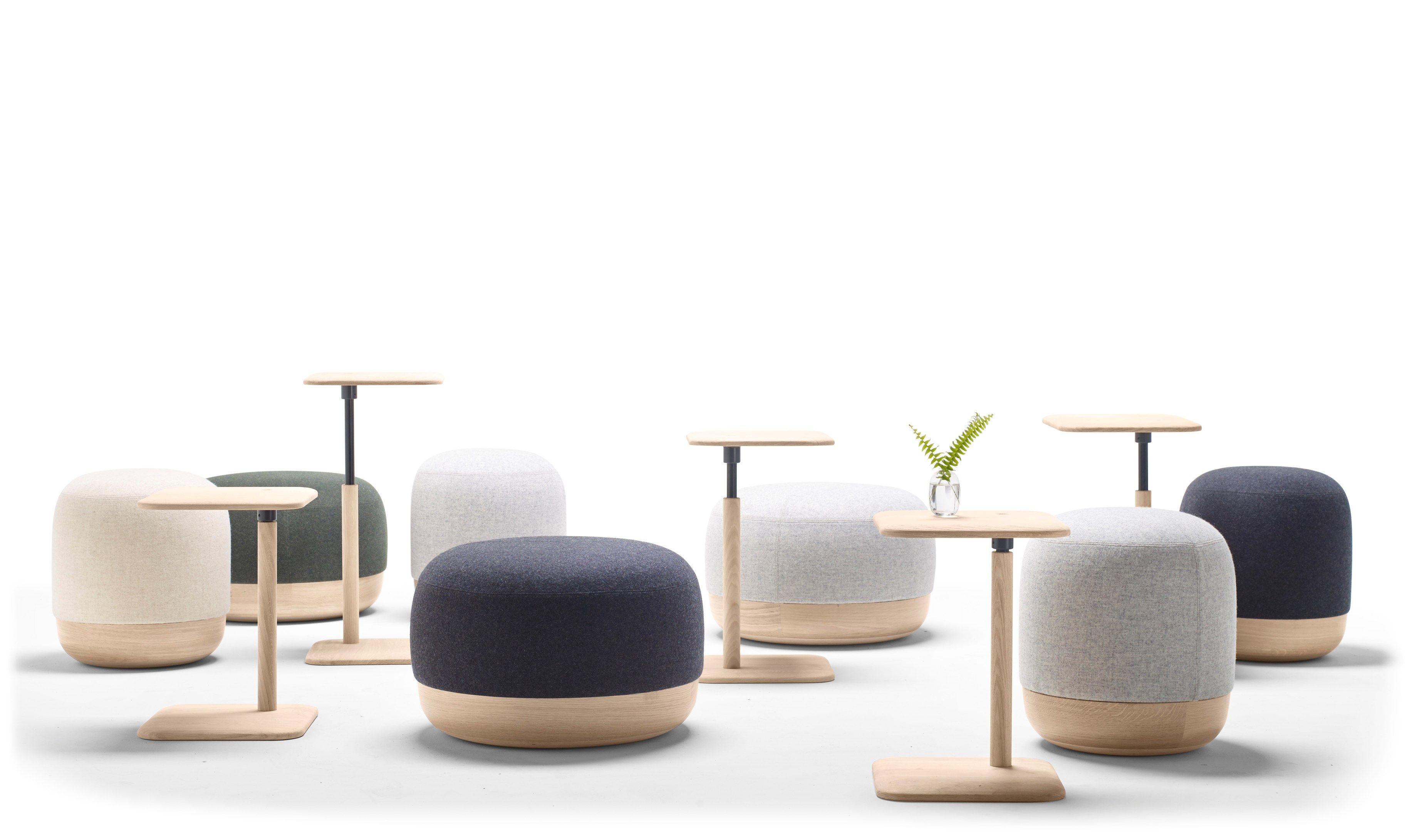 Круглый пуф из ткани ALKI ARCH-00071963 - Вид №6