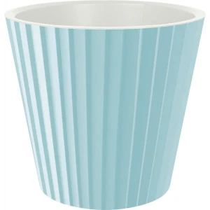 Горшок цветочный ø19 h17.7 см v3.3 л полипропилен голубой