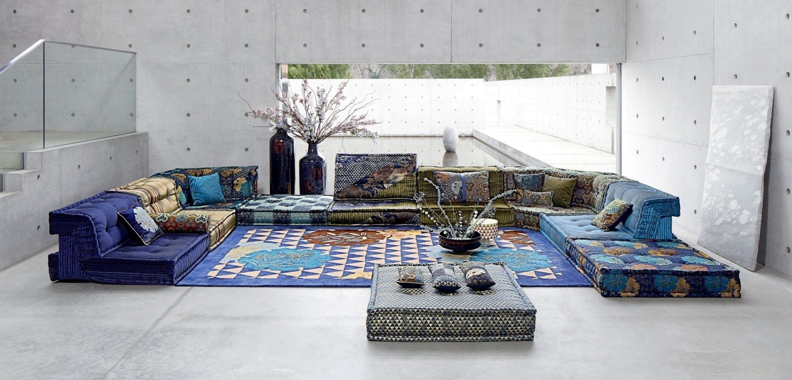 Угловой диван из ткани ROCHE BOBOIS Маджонг ARCH-00091475 - Вид №3