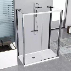 Душевой уголок 140x85 KUADRA 2P+F+F Novellini KUADRA