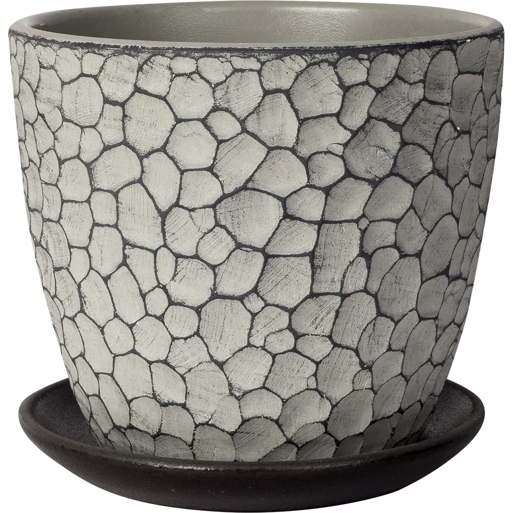 Santreyd Горшок «Манго» — бетонный кашпо с рельефной фактурой 82113274 STLM-0019382