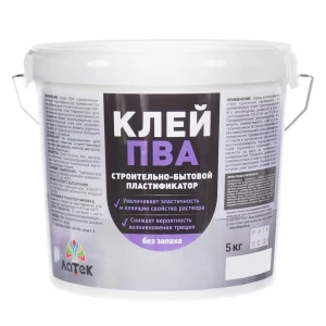 Клей ПВА ЛАТЕК для пластификации строительных растворов 5 кг 81963751