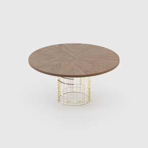 103833 Обеденный стол круглый LasKasas Mercy