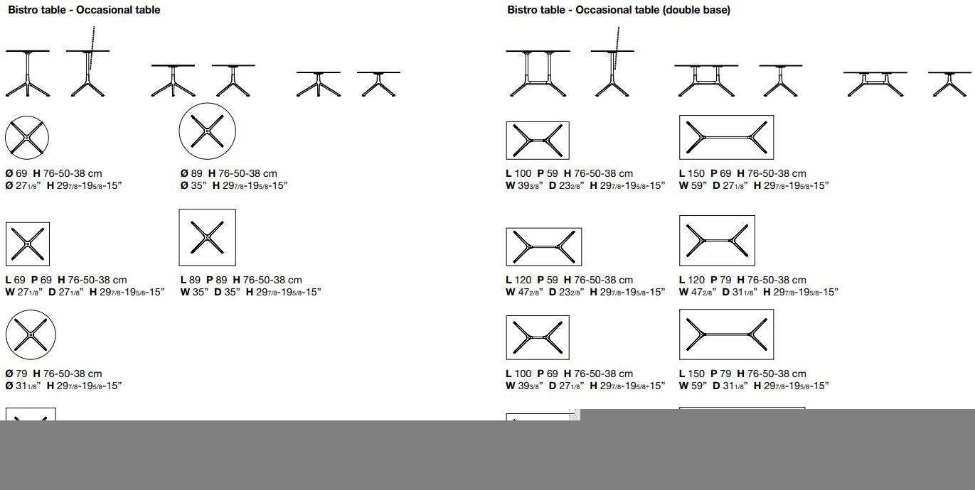 Kristalia Круглый высокий журнальный столик Elephant sun-id-1456276 - Вид №1