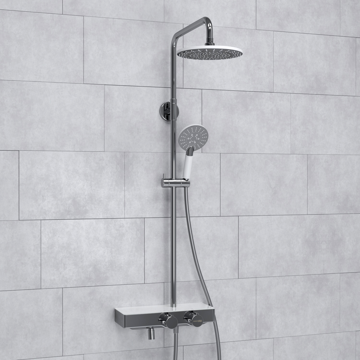 A113.067.058.CH Thermo Душевой комплект с термостатическим смесителем WasserKRAFT 