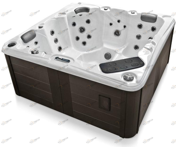 Gruppo Treesse Квадратный наземный мини-бассейн с гидромассажем Standard spa sun-id-1437699