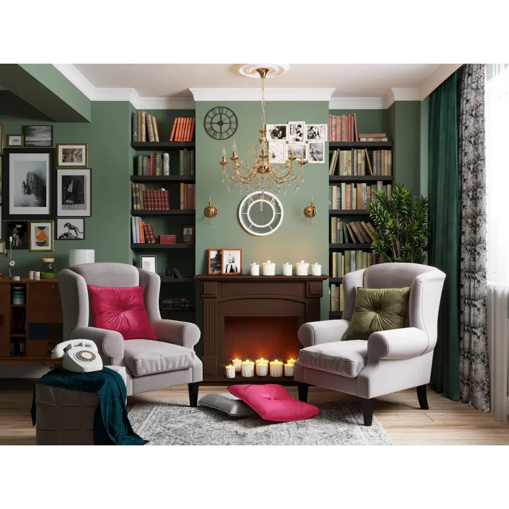 Обрамление для камина Carolina 25.5 REALFLAME STLM-2034819 - Вид №9