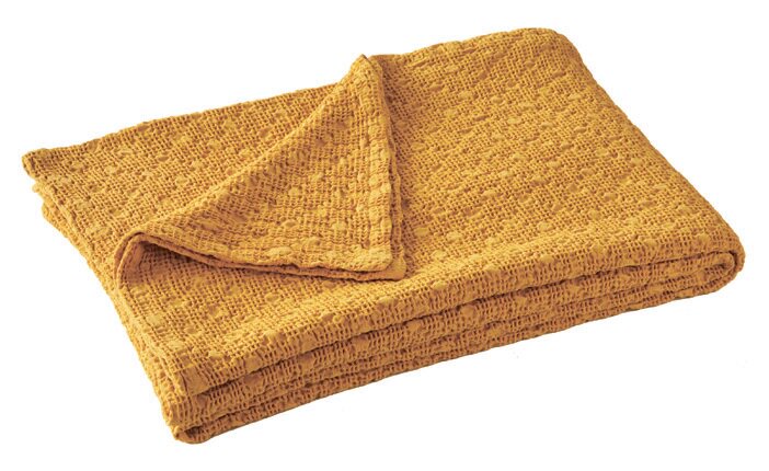 EVEREST_CU_180 покрывало 180/260 желтый хлопок пике Blanc des Vosges Santreyd 