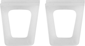 85192549 Комплект ручек для антимоскитной сетки , 5x2.7 см, полиэстер прозрачный 2 шт. STLM-0059735 TECH-KREP