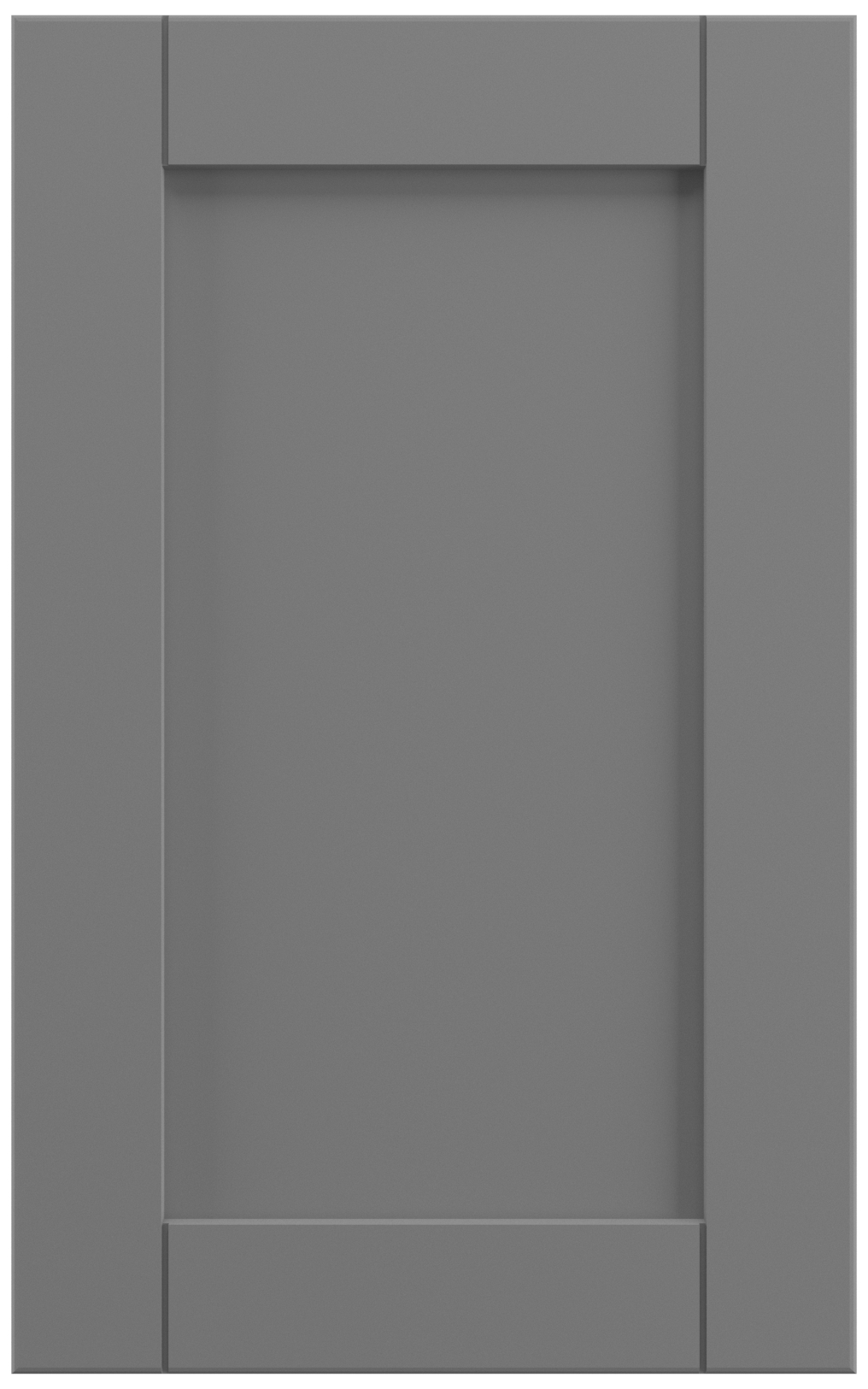 Фасады для кухни Кантри Фрезеровка «Лжевыборка» 202 Бетонный серый SIDAK SIST680-13549