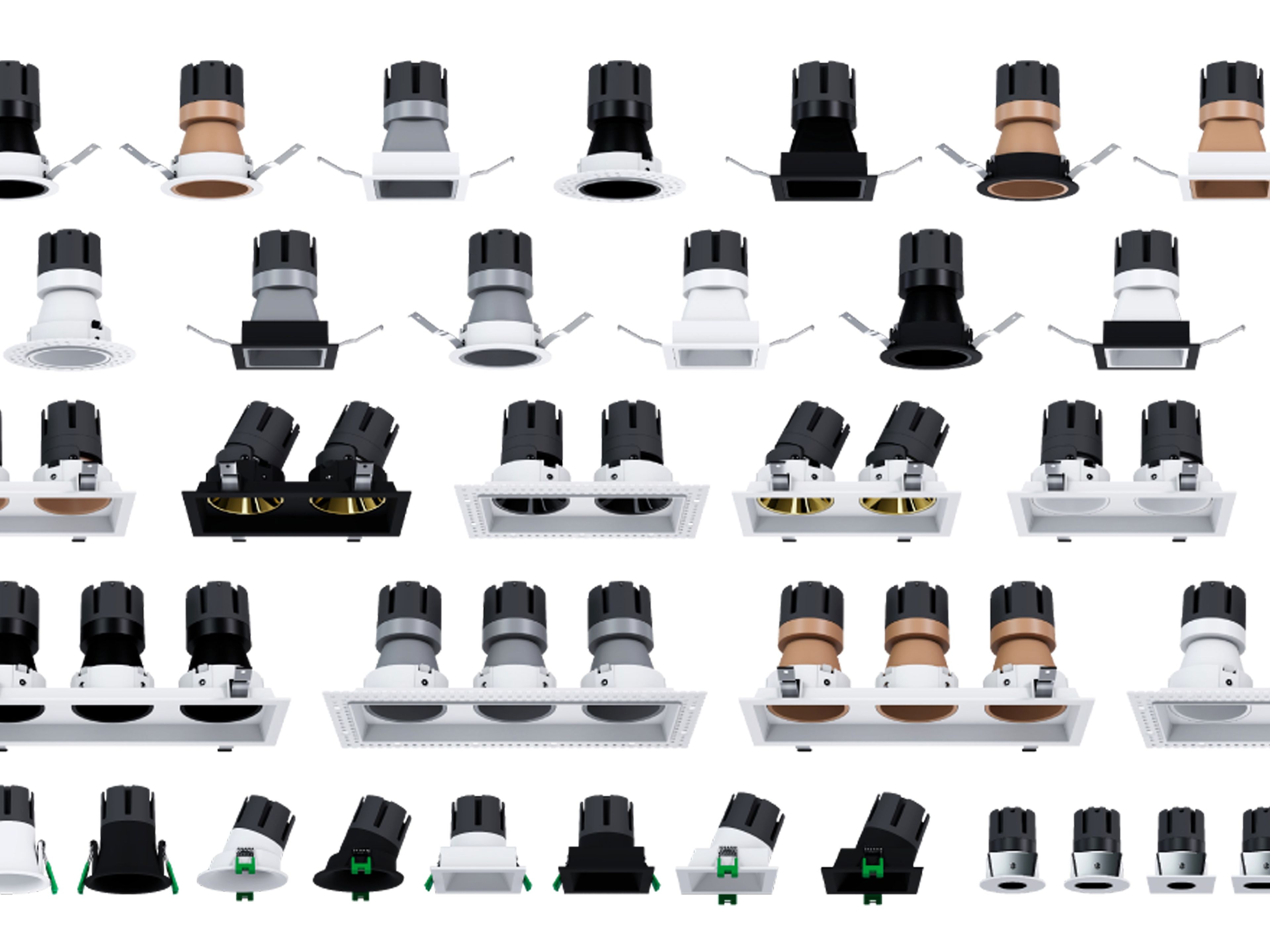 Несколько светодиодных утопленных прожекторов PAN Nemo ARCH-00029534 - Вид №2