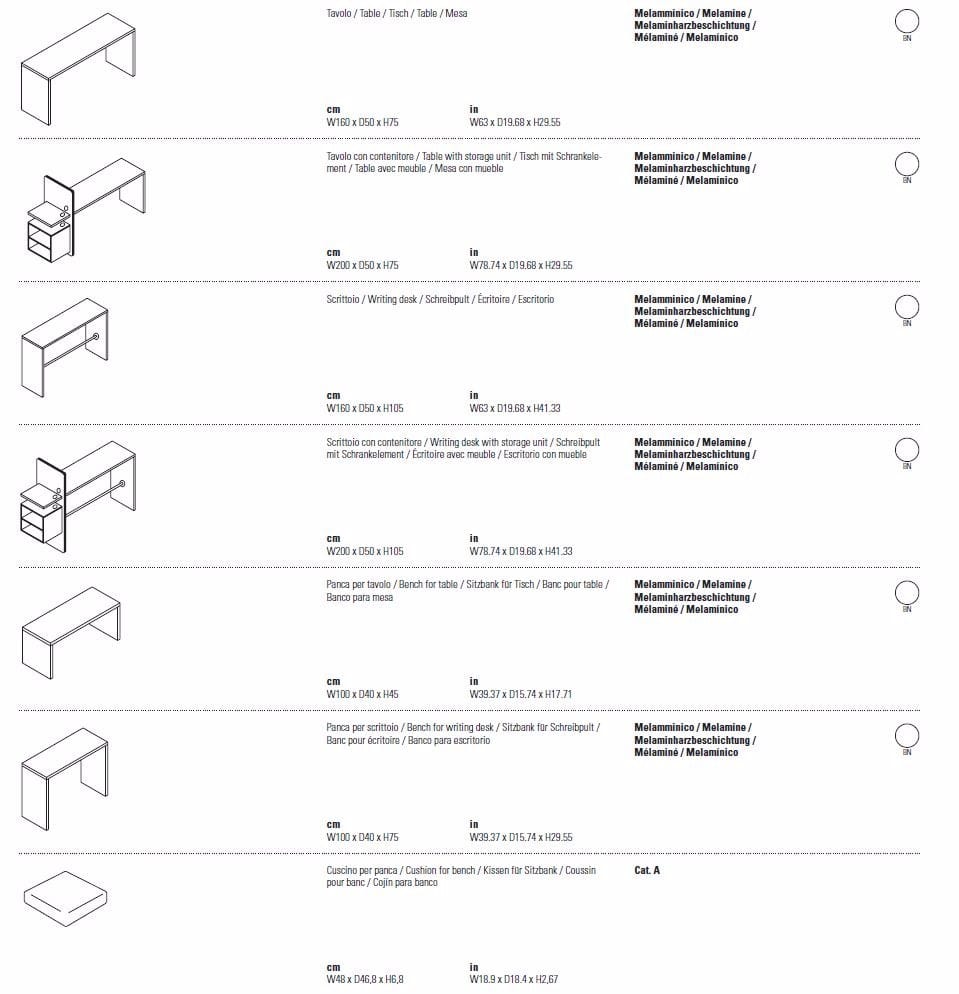 Прямоугольный стол для мультимедийных совещаний FANTONI Система 28 ARCH-00092020 - Вид №1