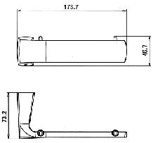 Paini Lady 89CR051 держатель для туалетной бумаги - Вид №1