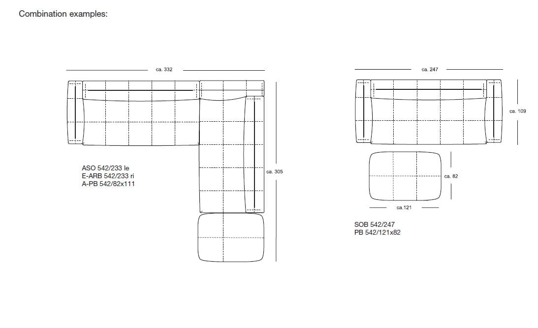 Кожаный диван Rolf Benz ROLF BENZ MOYO ARCH-00072126 - Вид №4