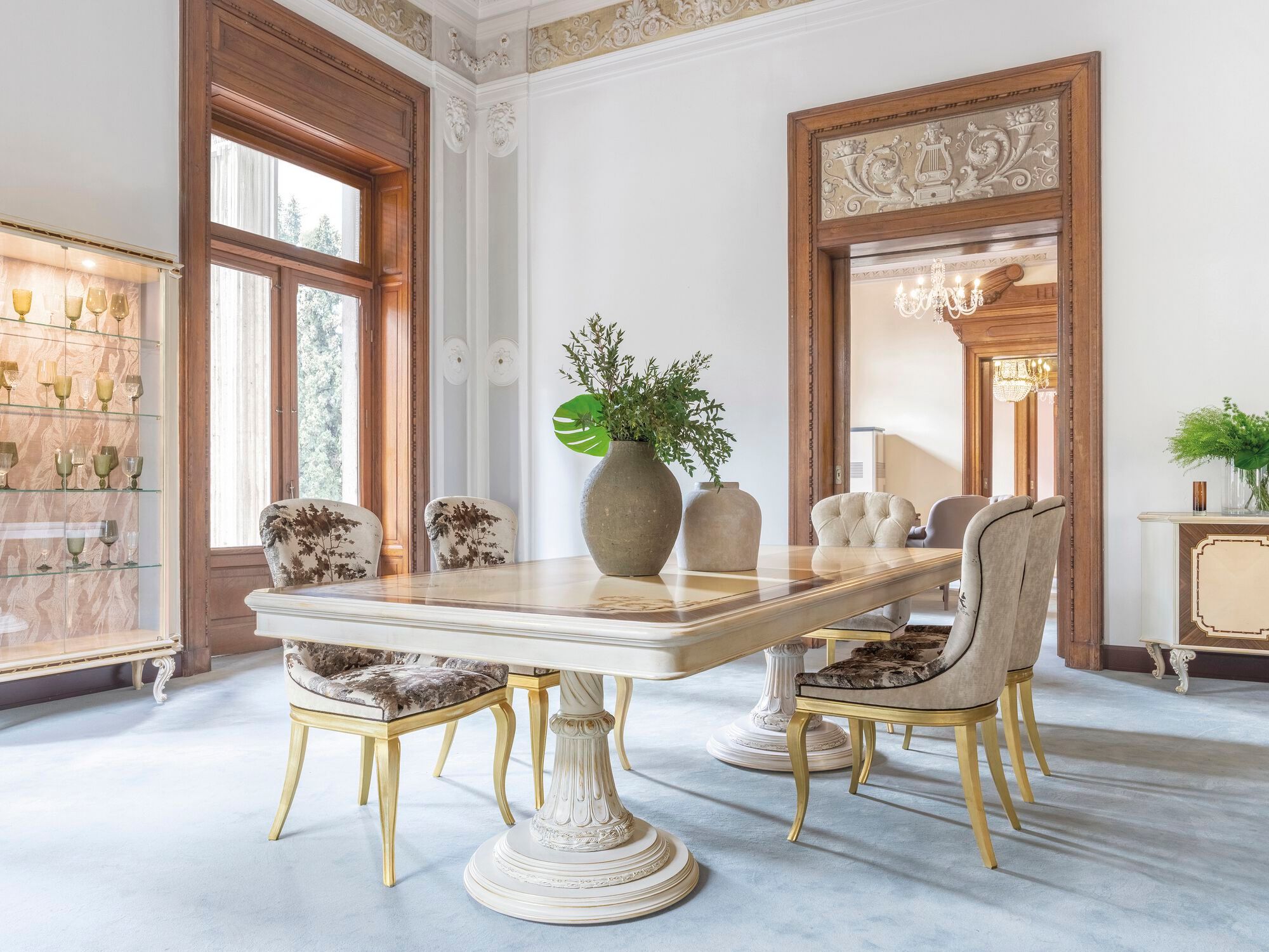 Тканевый стул без подлокотников Bellotti Ezio Charming ARCH-00091771 - Вид №5