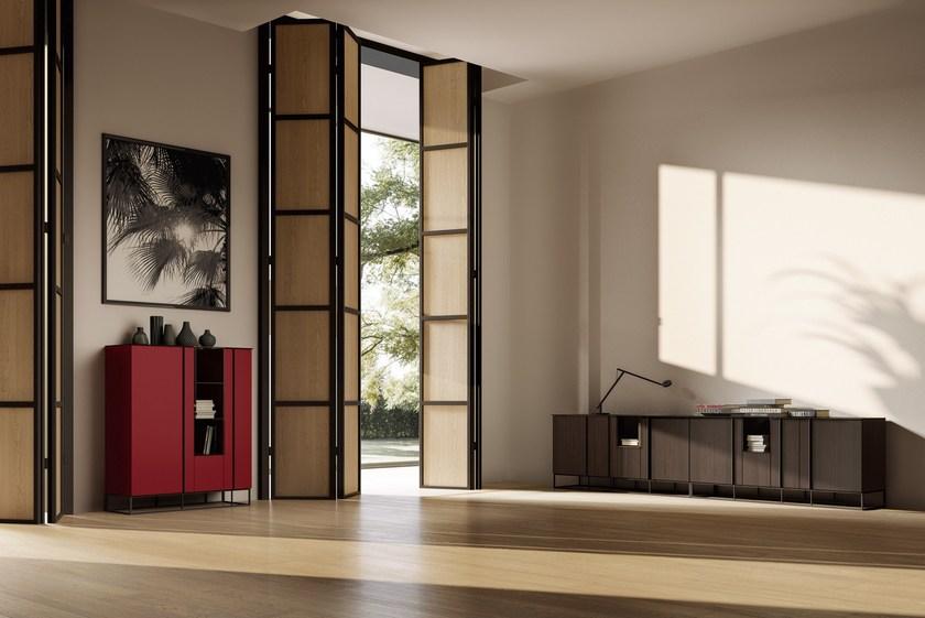 JESSE Буфет из лакированной древесины с распашными дверцами Tate sun-id-1505806 - Вид №1