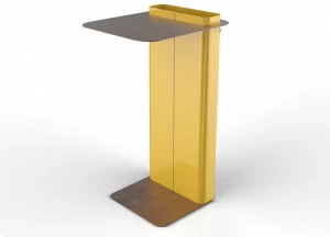 TrackDesign Стол из лакированной стали высокий Dad Tt0766001