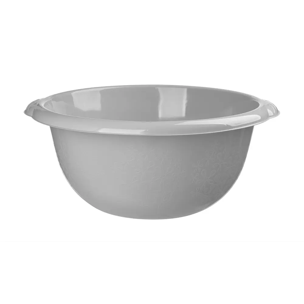 Таз круглый Homver 9 л полипропилен цвет серый STLM-2077670