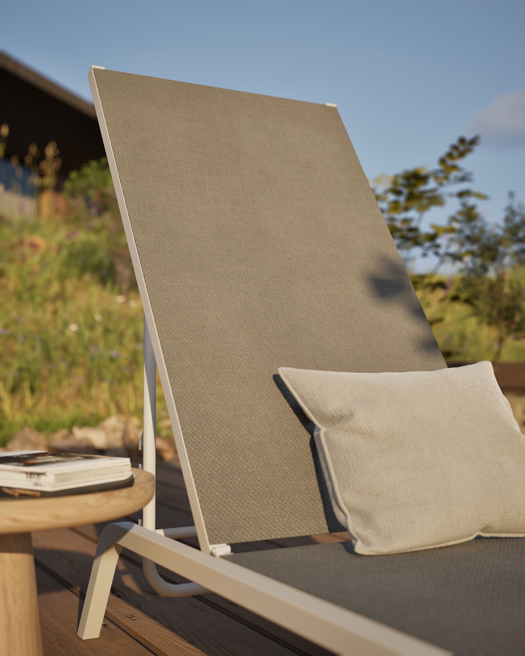 Текстилен и алюминиевая откидная Садовая кровать DRIGANI SLIM ARCH-00071736 - Вид №8