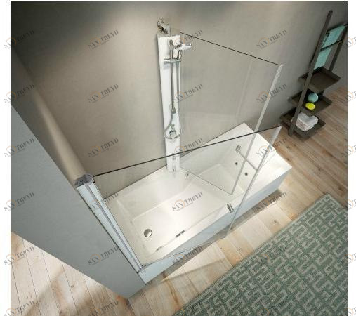 Jacuzzi® Угловая ванна с душевой кабиной Mix sun-id-1351190