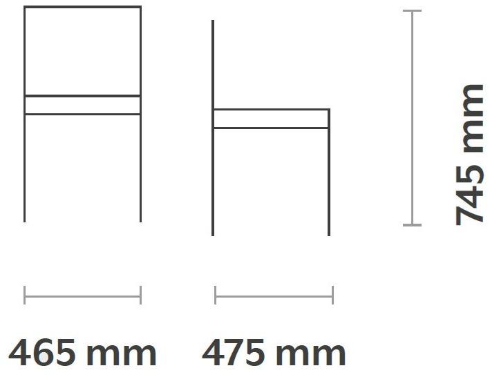 CaStil Штабелируемый металлический садовый стул Dida Dida - Вид №6