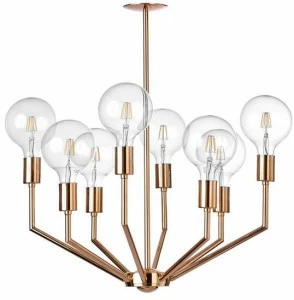 Possoni Illuminazione Блестящая медная люстра Ercule 557/8