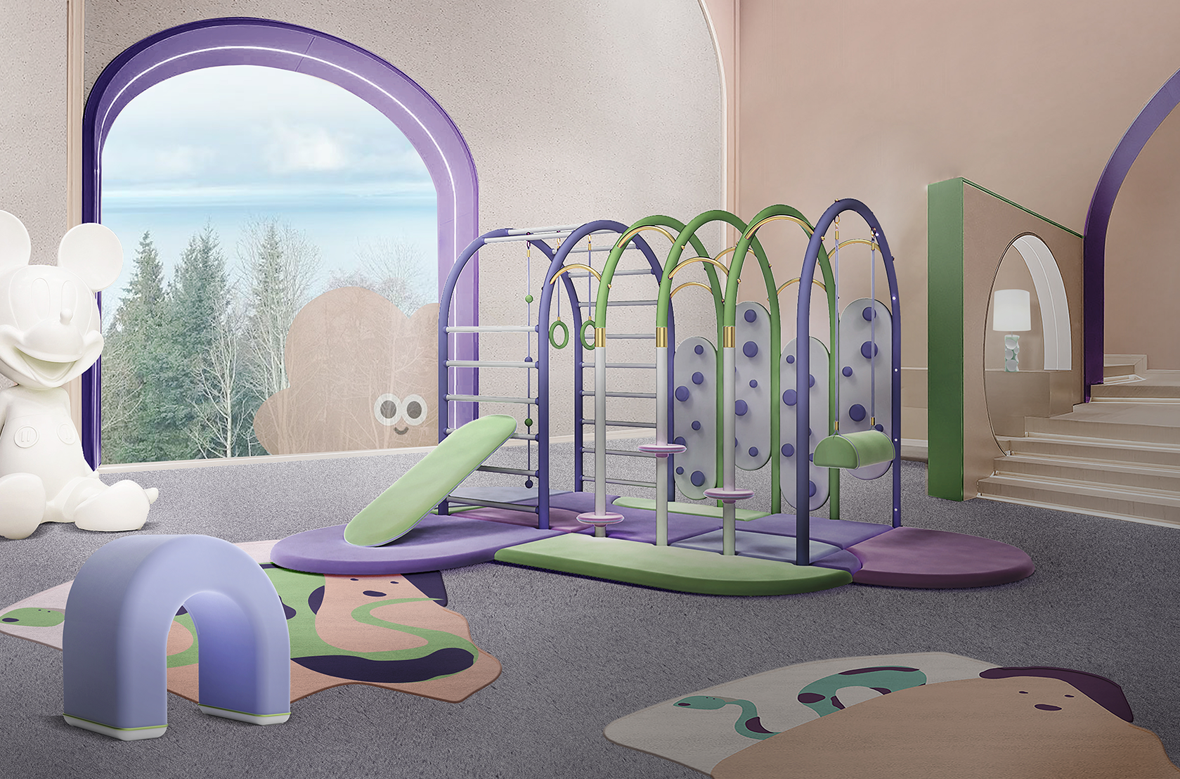 CIST221 Детские ковры Друзья Маугли II Circu  - Вид №3