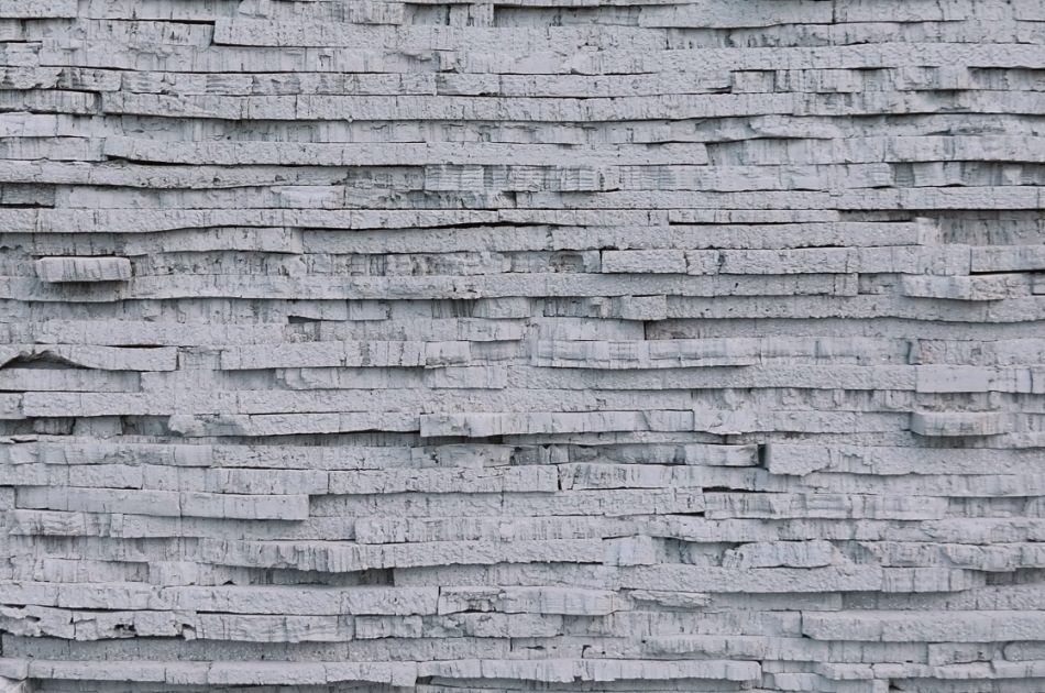 906 074 048 Рельефное пробковое настенное покрытие Slate Ash Grey GRANORTE RustiCork