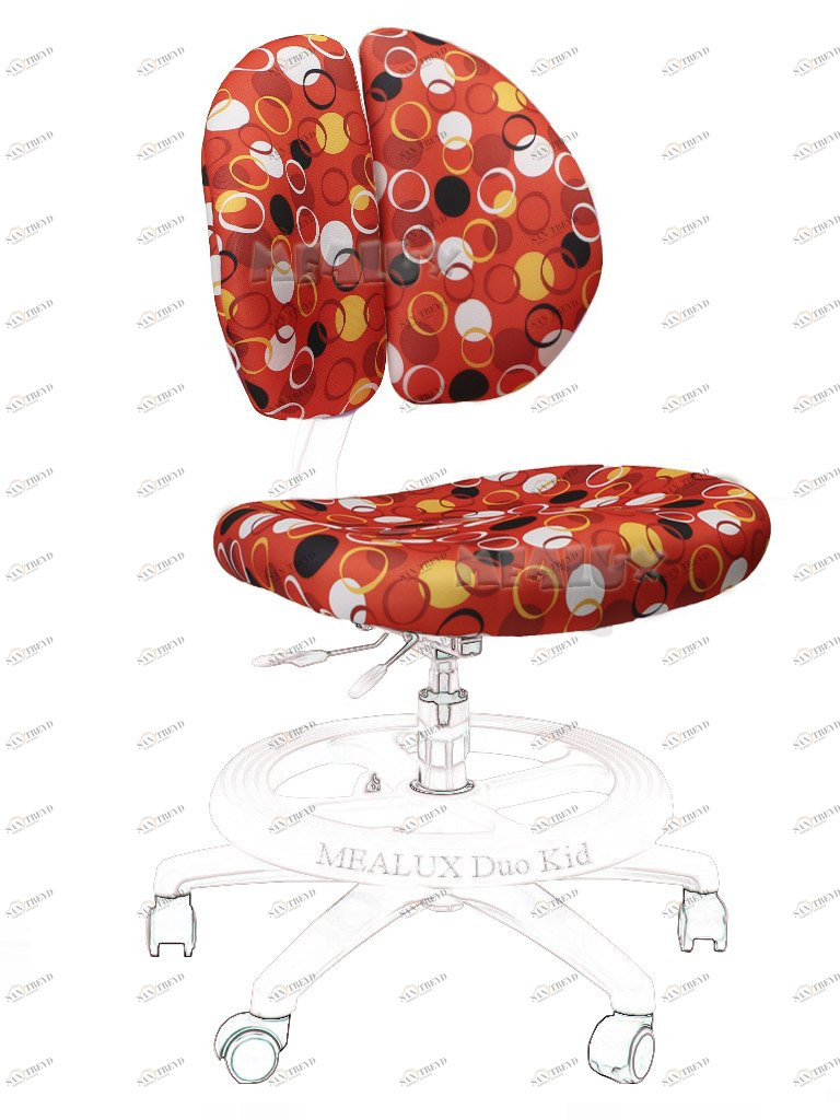 Чехол для кресла Duo-Kid красный с кольцами COMF-PRO  261316 Красный Santreyd 