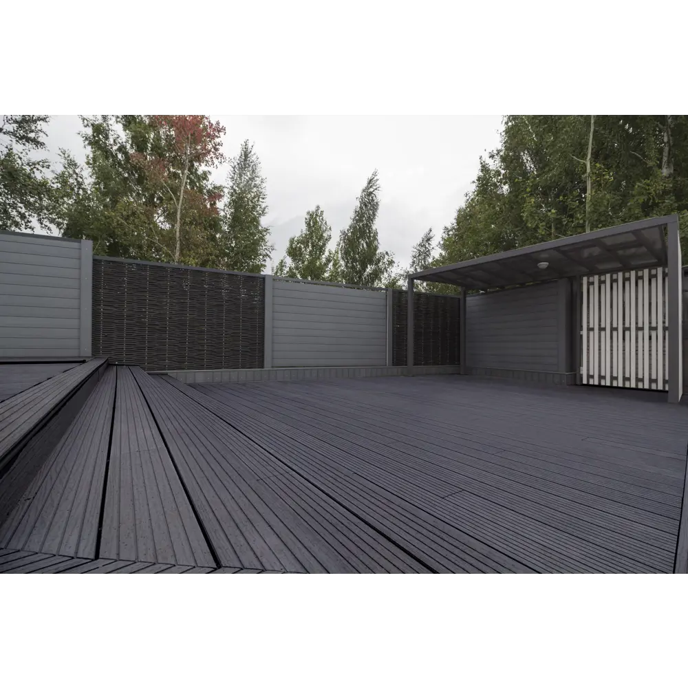 Террасная доска ДПК MultiDeck цвет Кварц 3000x150x27 мм. Вельвет 0.45 м² 85473648 STLM-2118132 МУЛЬТИДЕК  - Вид №12